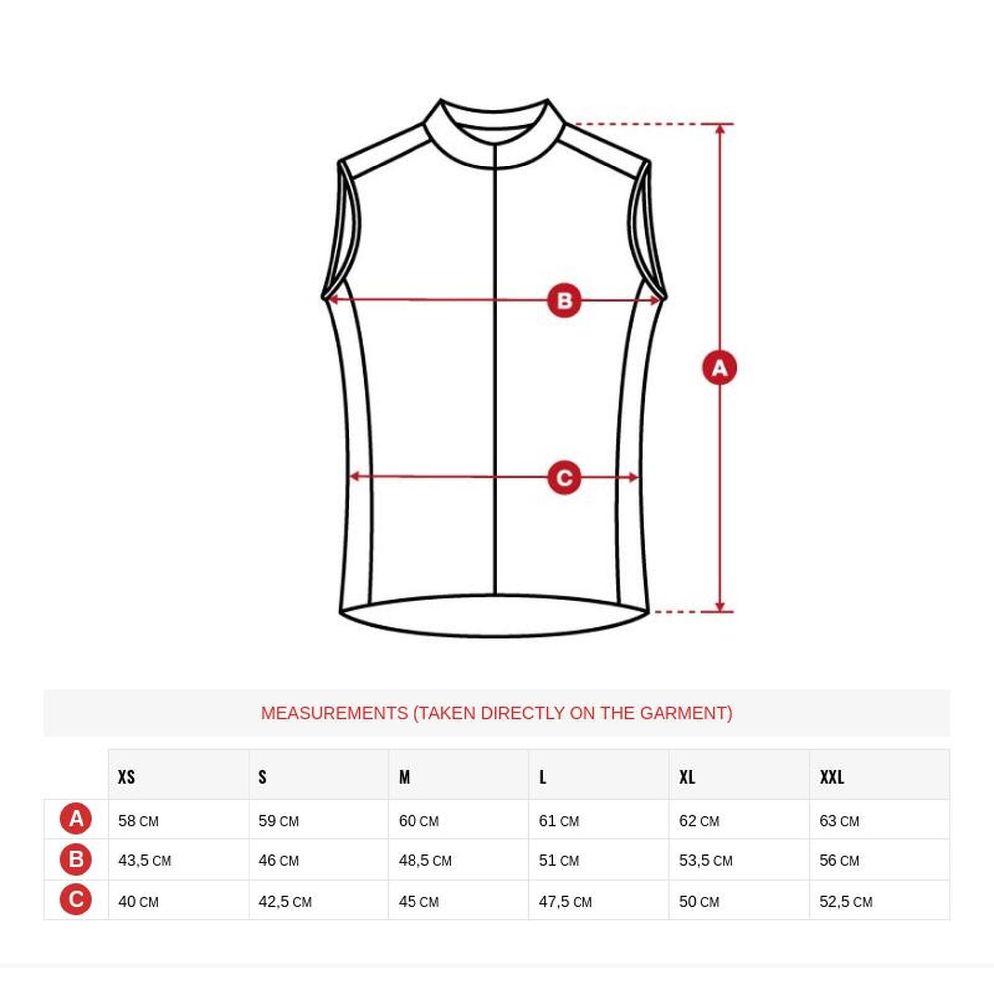 Colete corta-vento de ciclismo para homem V1 Richmond Preto