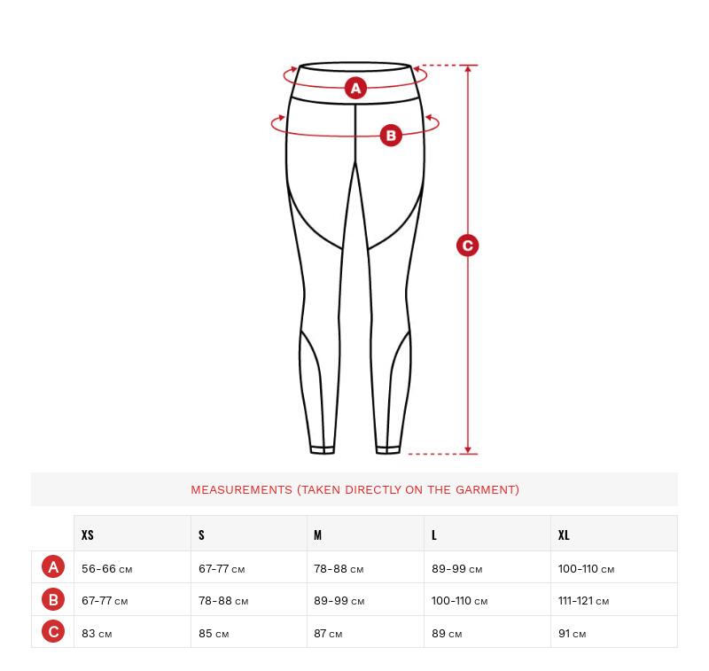 Leggings mid-rise da allenamento Fitness Donna Xtra SIROKO Nero 5/7
