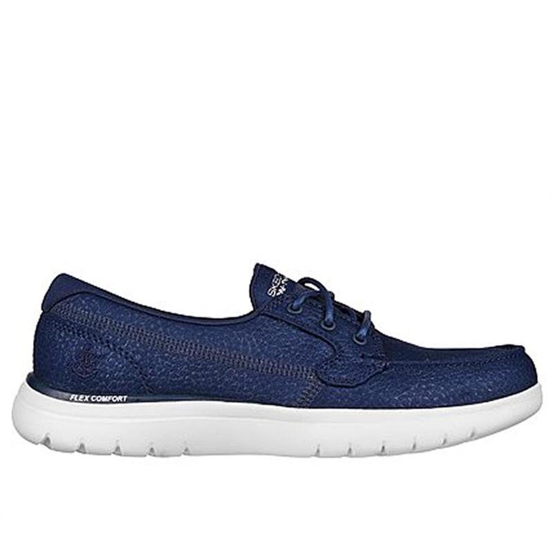 Zapatillas Deportivas Caminar Mujer Skechers 136442_NVY Azul marino con Cordones