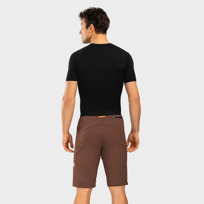 Herren Radsport gravelshorts für Valley SIROKO Braun