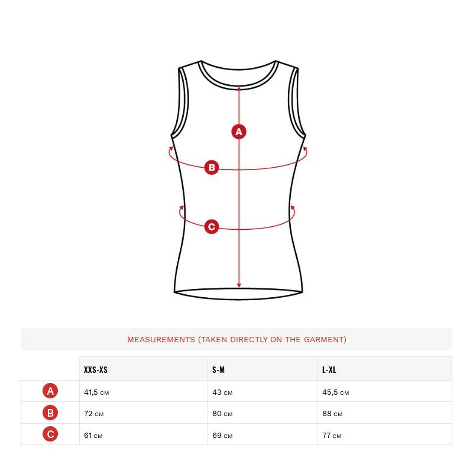 Maglia intima tecnica ciclismo da donna Amazonas SIROKO Bianco