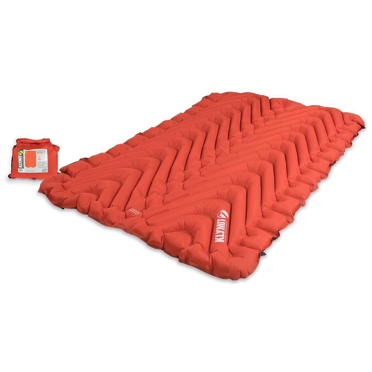 KLYMIT Luftmatratze aufblasbar - Insulated Double V Isomatte