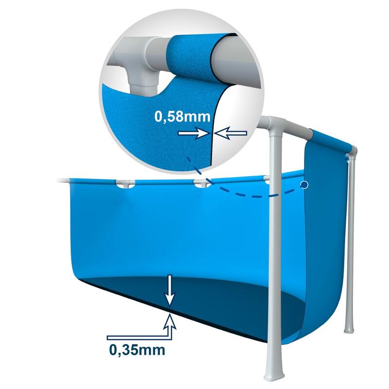 Piscina desmontable circular 12.706 L c/depuradora Clearview Prism Frame INTEX