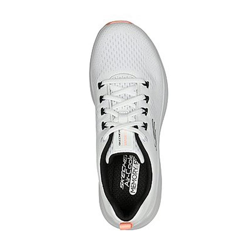 Zapatillas Deportivas Caminar Mujer Skechers 150024_WBC Blancas con Cordones