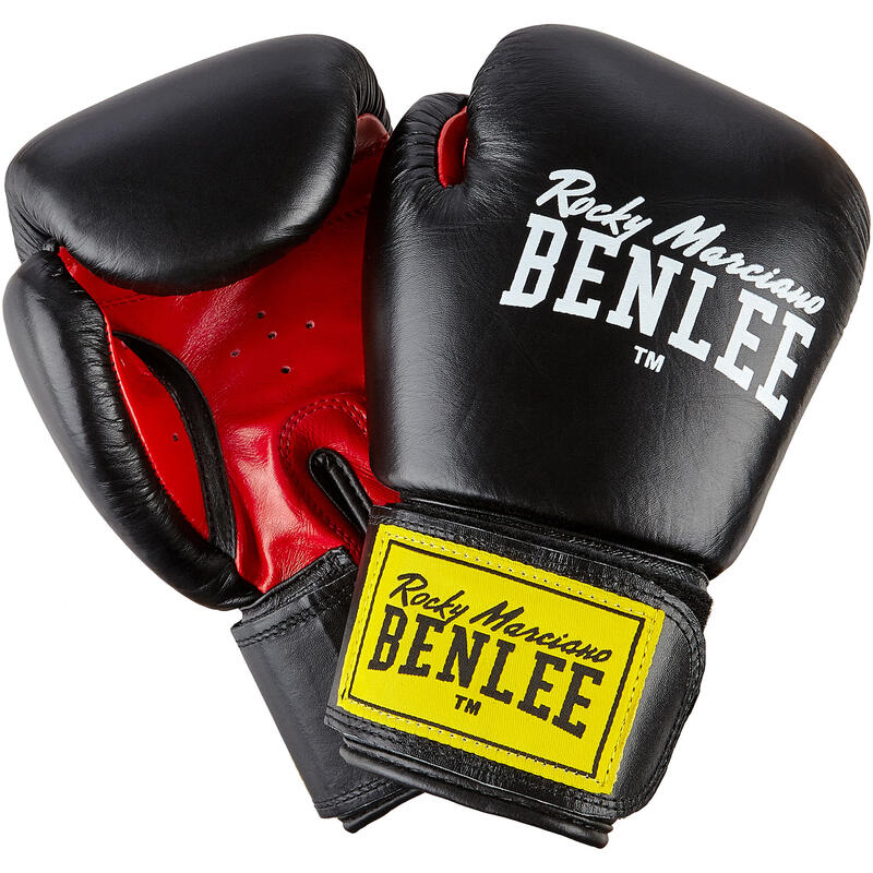 Guantes de boxeo Benlee Fighter 14 oz negro/rojo