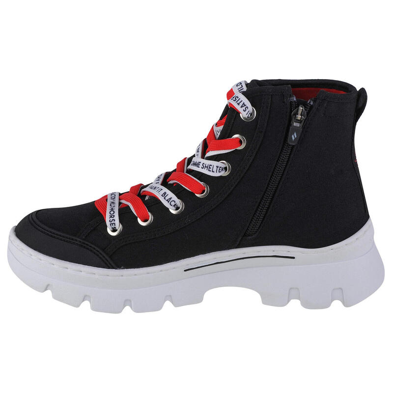 Calçado Skechers Street x The Rolling Stones Roadies Surge, Preto, Mulheres