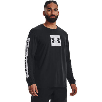 Bluse Under Armour Camo Boxed Sportstyle. Schwarz. Herren