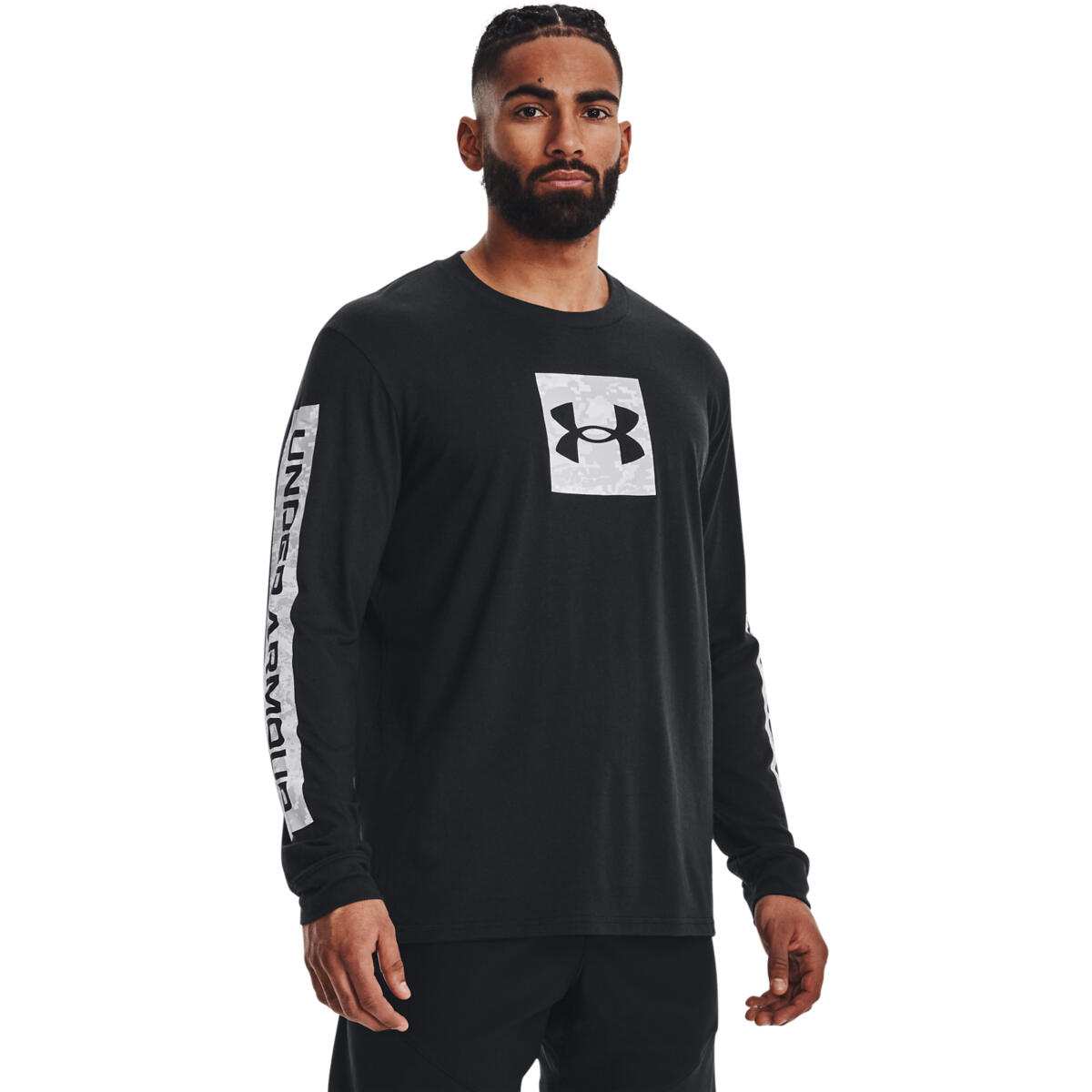 Under Armour - Chemisier Under Armour Camo Boxed Sportstyle, Noir, Hommes - Chemise Manches Longues - Noir - 36 Xs - Decathlon