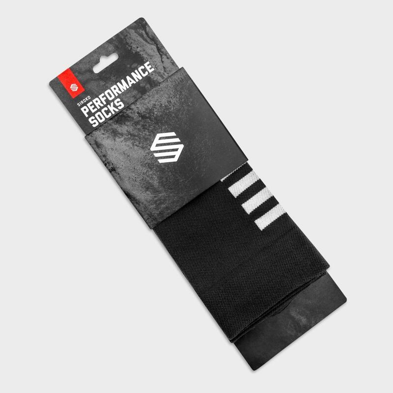 Calcetines para ciclismo Hombre y Mujer S1 Black Kapelmuur SIROKO Negro