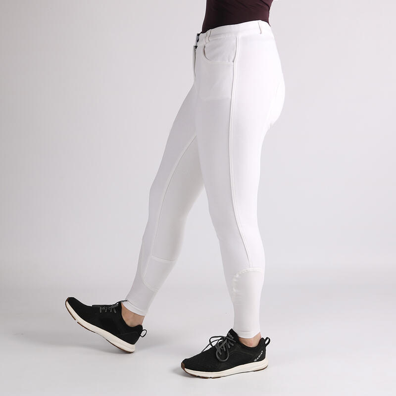 Pantalon d'équitation Annika fond silicone Horka Blanc