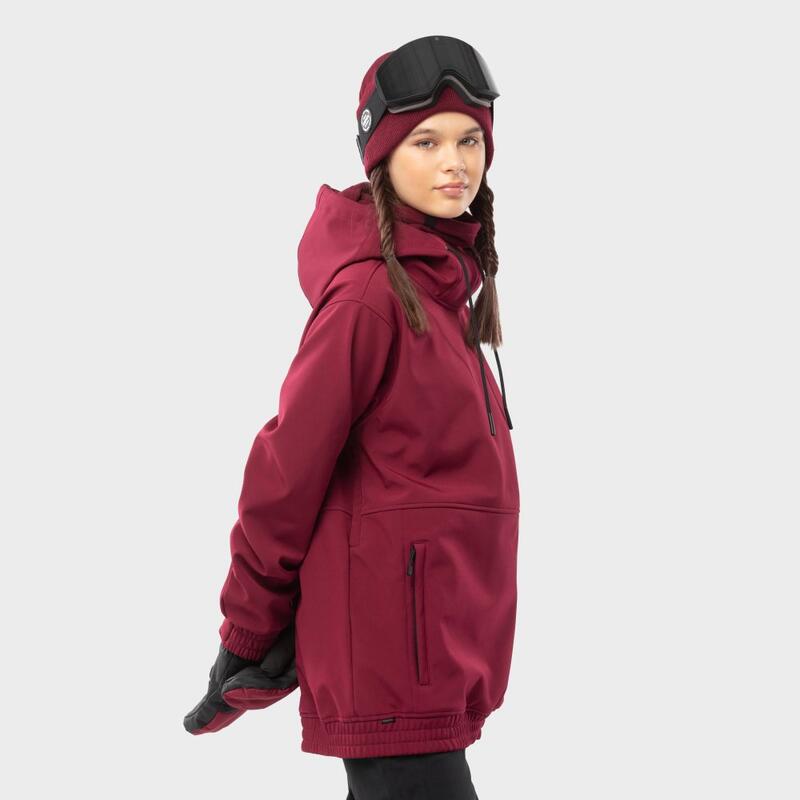 Giacca da snowboard da donna Sport invernali W1-W Groenland SIROKO Bordeaux