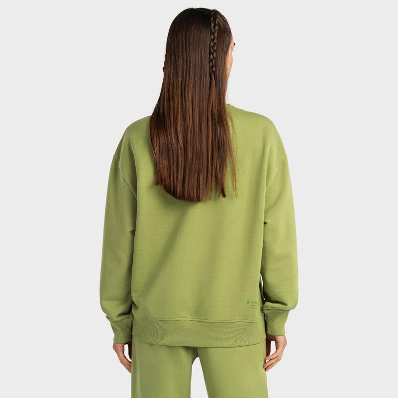 Dames Lifestyle sweatshirt voor Tree-W SIROKO Khaki