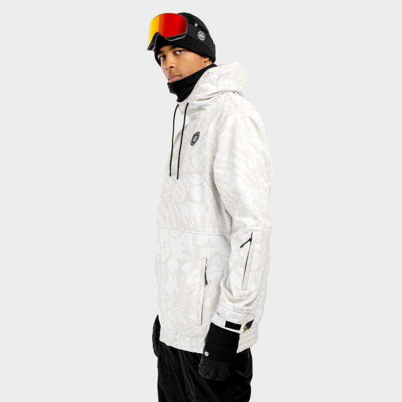 Heren Wintersport snowboardjas W1 Tremblant SIROKO Wit