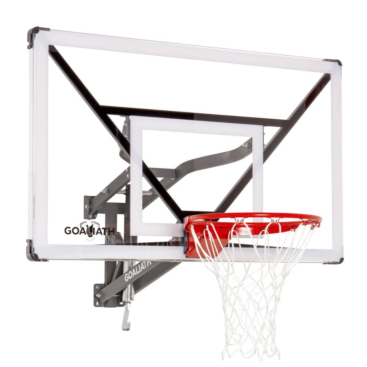 GOALIATH Tablero de baloncesto ajustable y de montaje en pared - Goaliath GoTek 54 WM