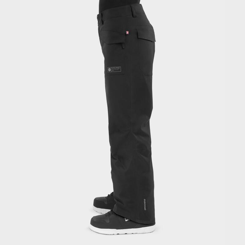 Pantalón de nieve premium de hombre esquí y nieve Ultimate Nordic Siroko Negro