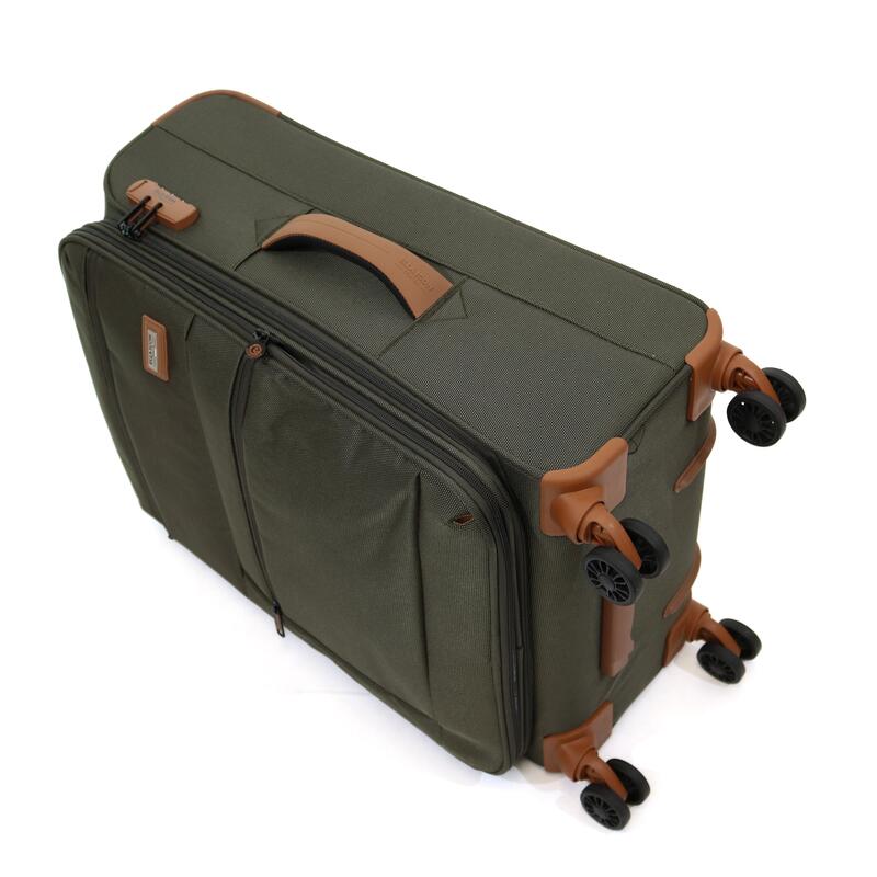 Ella Icon - Troler Atena Verde Textil - 67X41X27 Cm