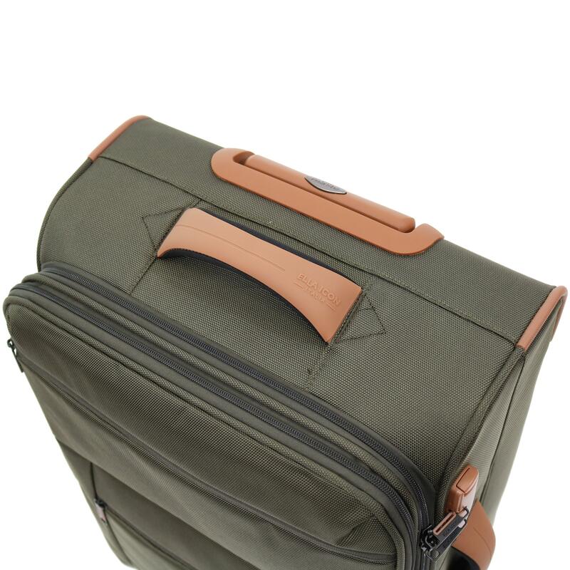 Ella Icon - Troler Atena Verde Textil - 67X41X27 Cm