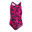 Hyper Boom Allover Medalist Junior Girls Swimsuit Black/Pink