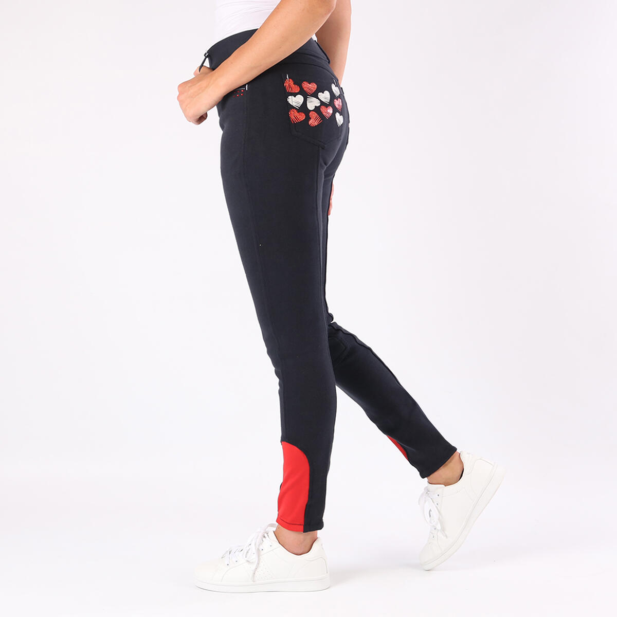 Pantalon d'équitation Sweetheart Enfantss Epplejeck Bleu foncé 3/3