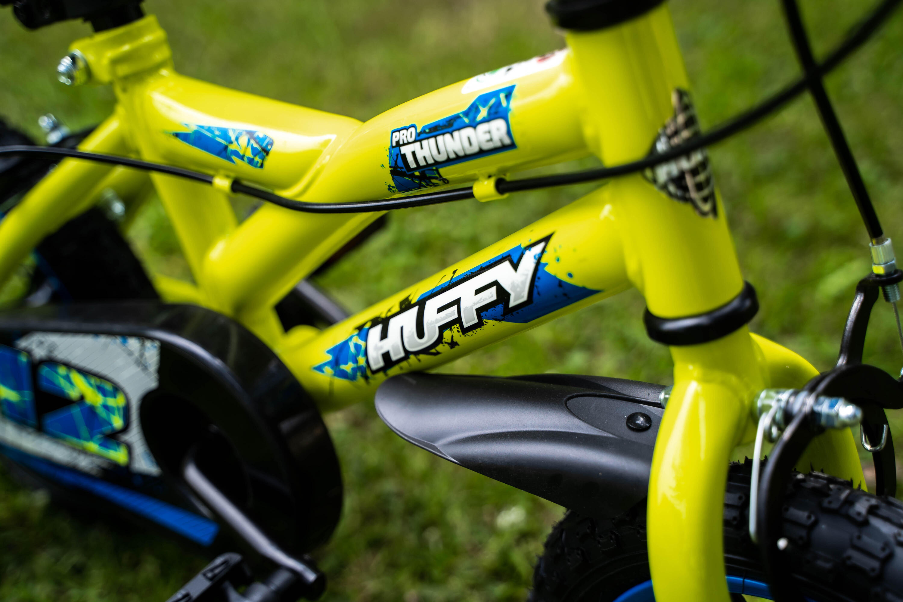 Huffy Pro Thunder 12" Yellow BMX Bike Kids 3-5yrs 7/7