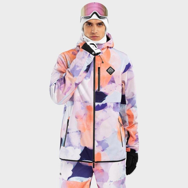 Heren Wintersport snowboardjas W2 Chréa SIROKO Multicolor