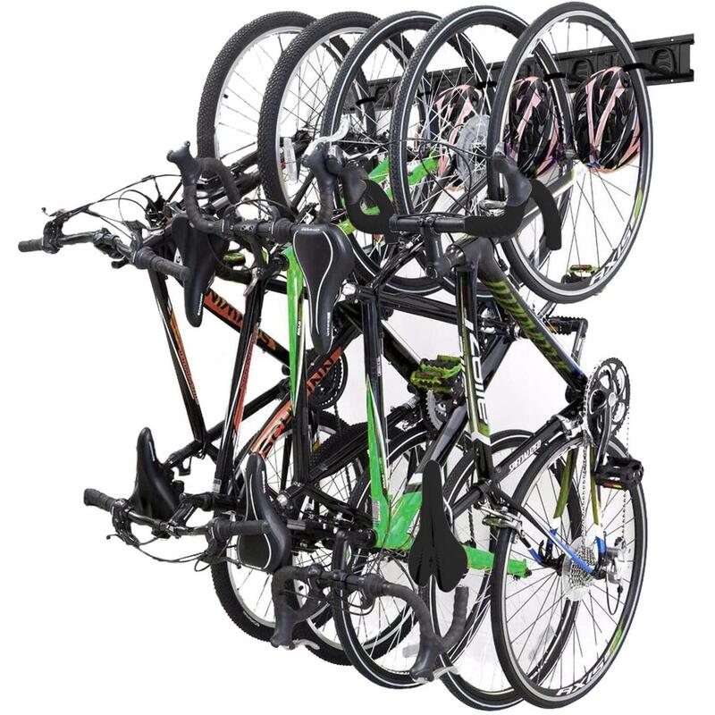 Système de support de bicyclettes pour 5 vélos