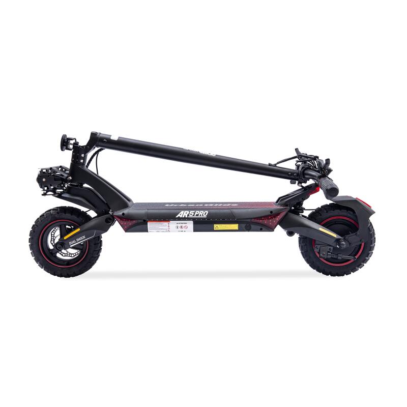 AR5 Pro – Trottinette toutterrain 800W, autonomie 40 km, 10", LED