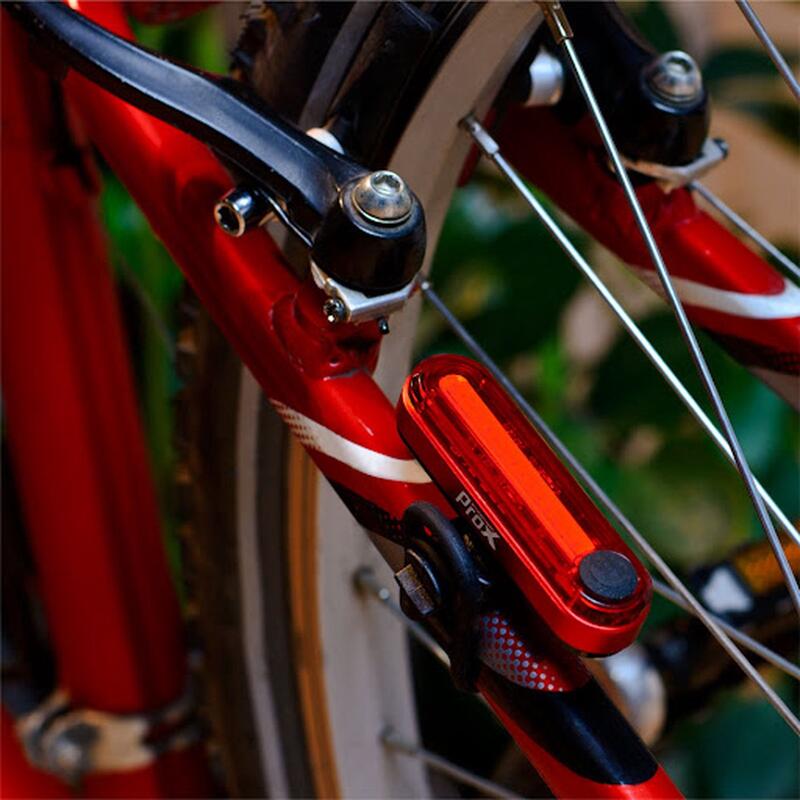 Feu arrière rouge 40 lumens - Feu de vélo rechargeable par USB - LED