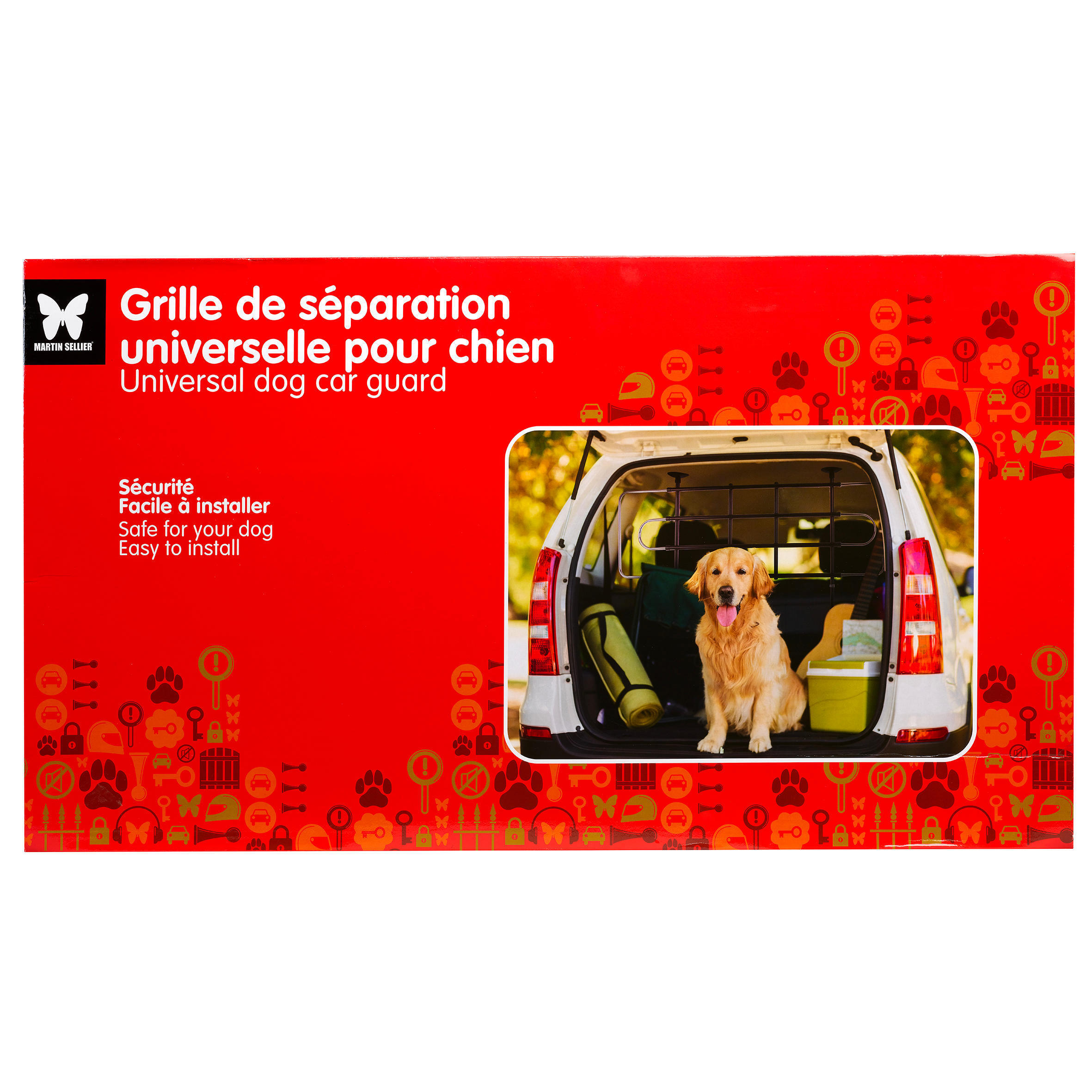 MARTIN SELLIER REFURBISHED UNIVERSAL DOG SEPARATION GRID FOR CARS - A GRADE