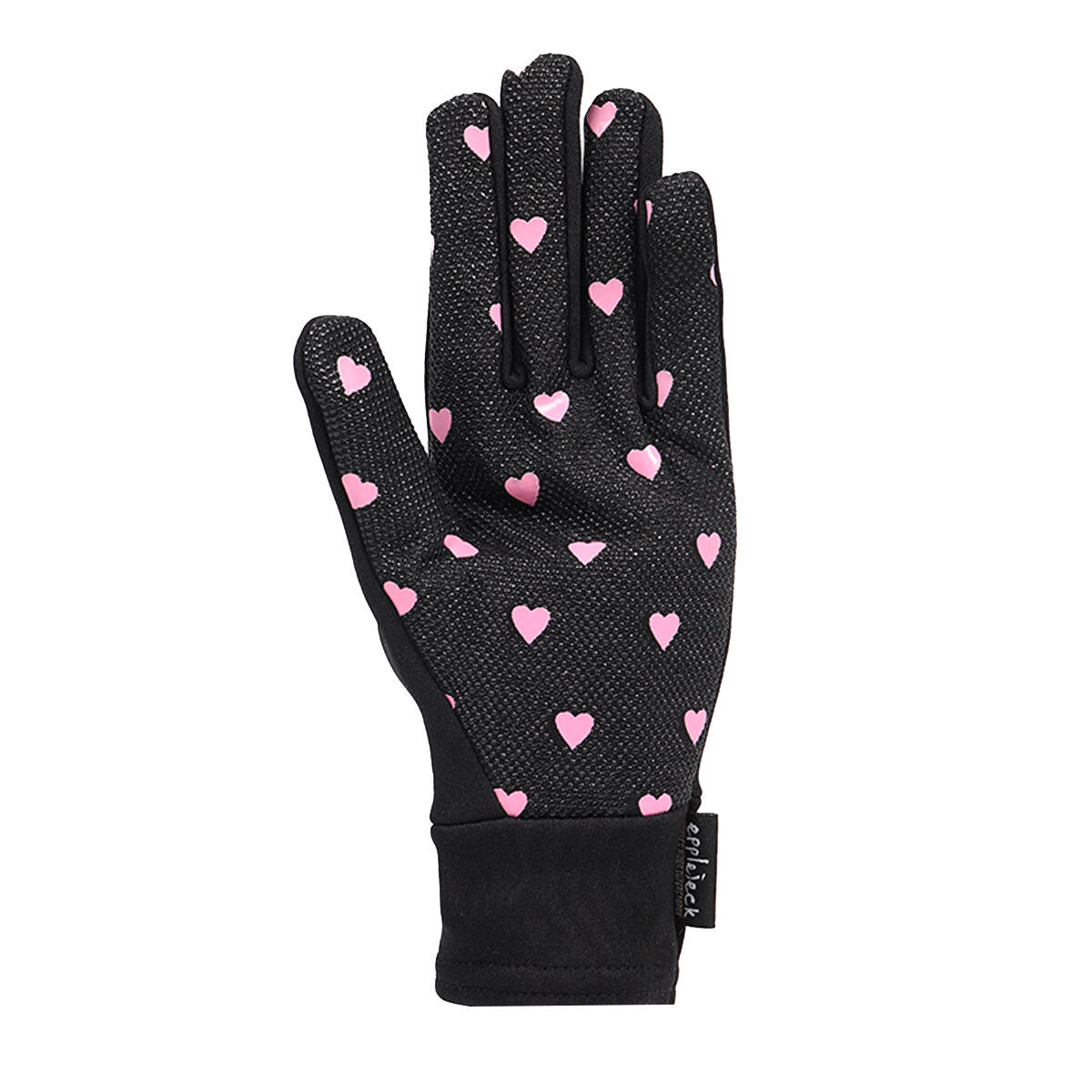 Handschuhe Fall In Love Kids Epplejeck Schwarz-Pink 2/2