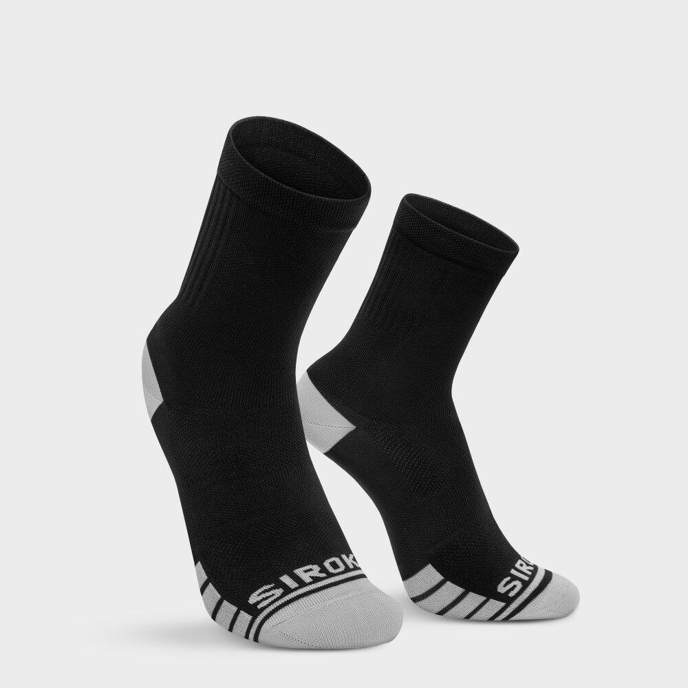 Men's and Women's GS1 Grift Cycling Gravel Socks Black