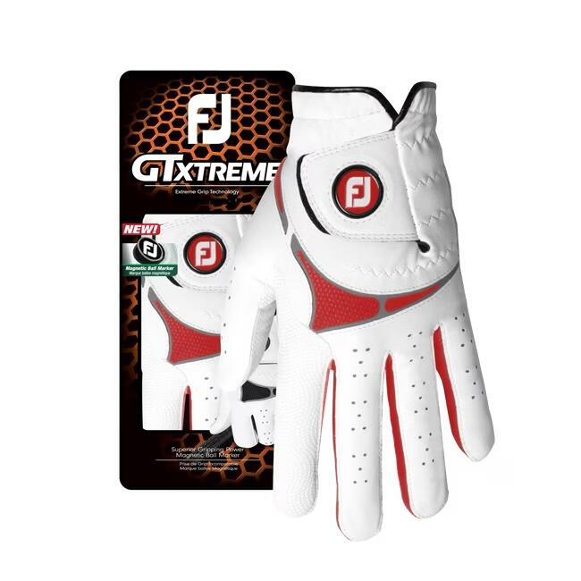 GTXreme MEN'S GOLF GLOVE (LEFT HAND) - WHITE/RED