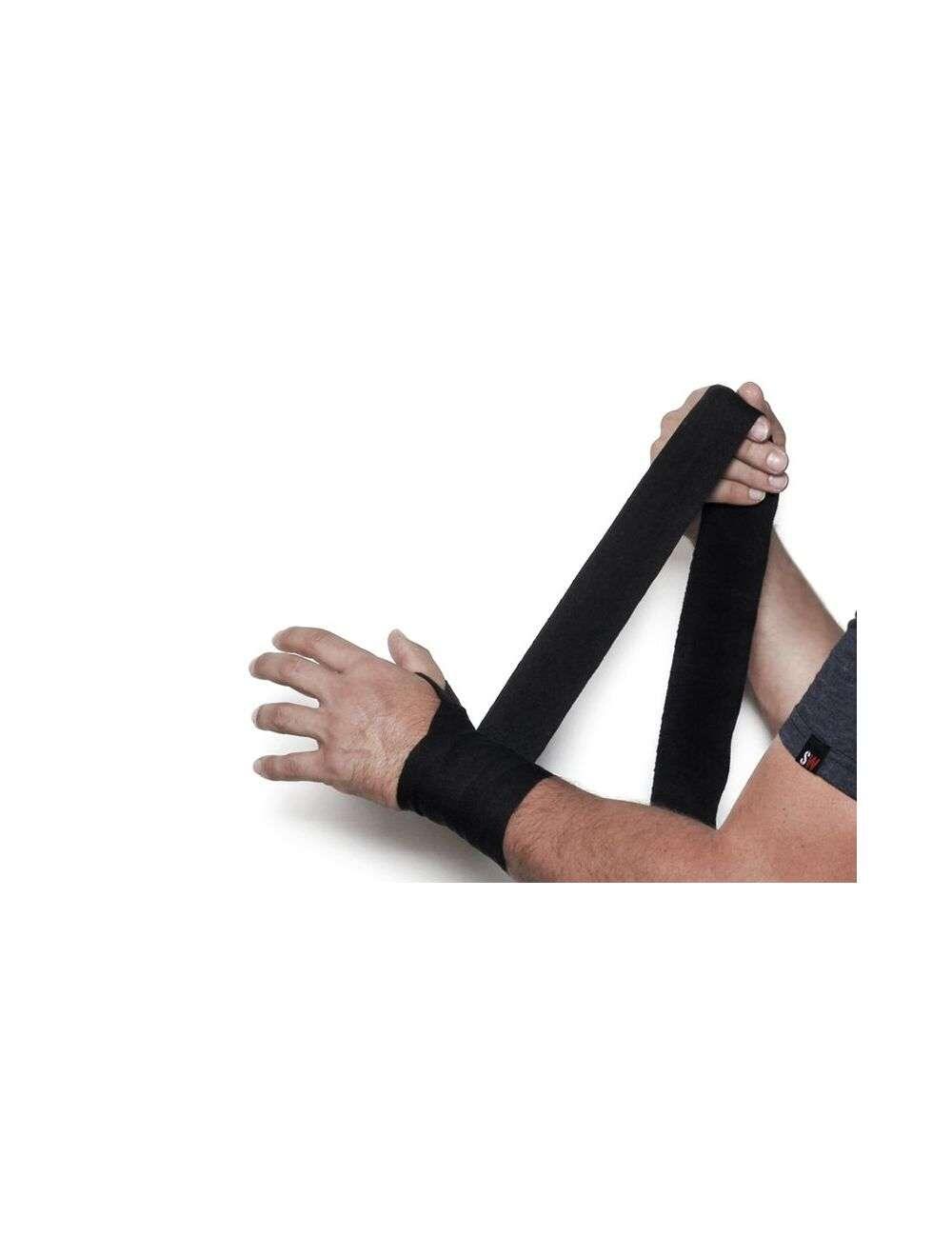 VENDAS DE HALTEROFILIA NEGRA 3/4