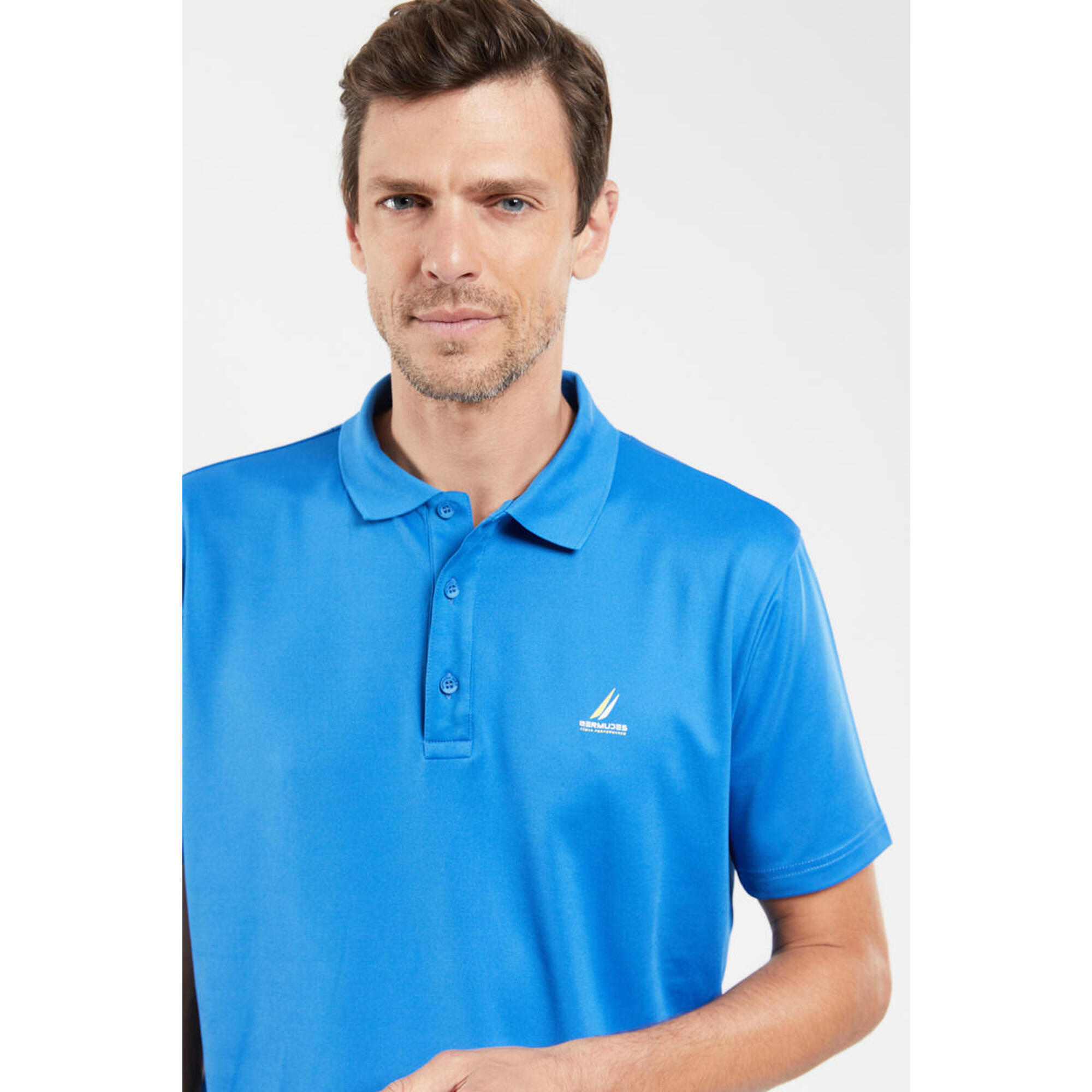 Polo quick-dry en Polyester recyclé GALT Bermudes homme