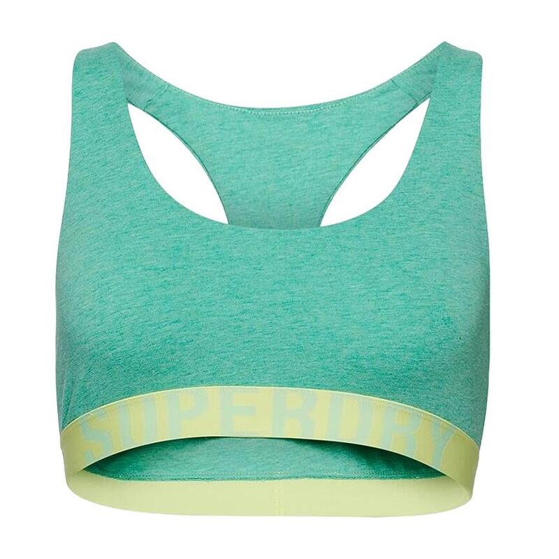 Soutien-gorge de sport Larde Logo Crop de Superdry pour femmes