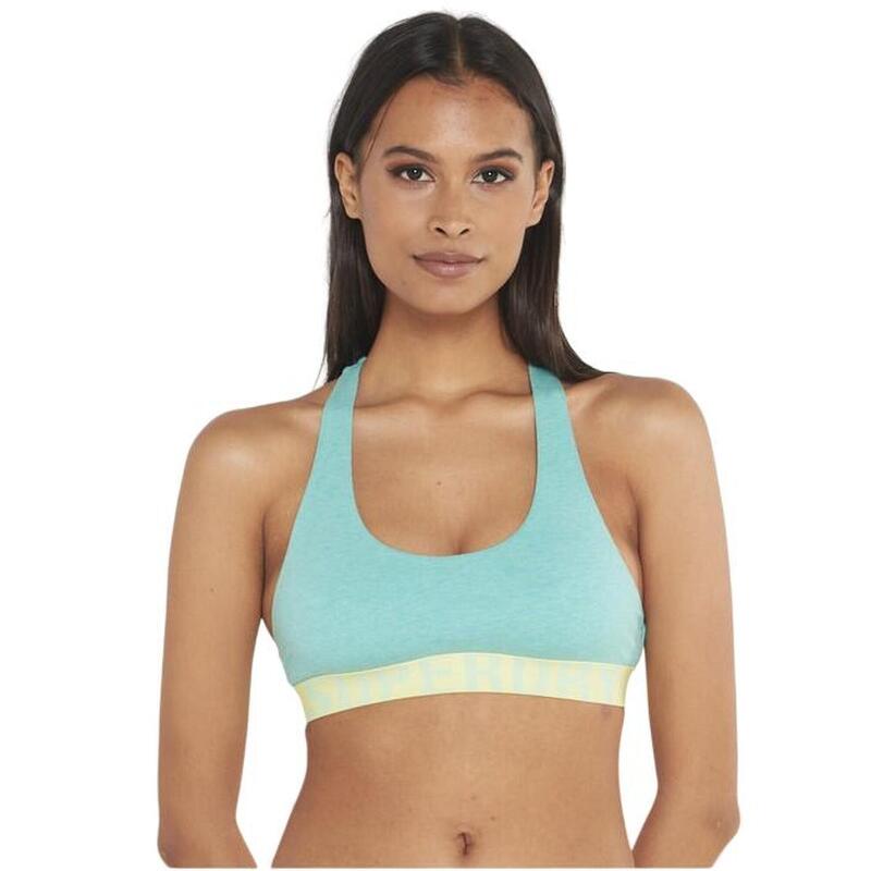 Biustonosz sportowy damski Superdry Larde Logo Crop