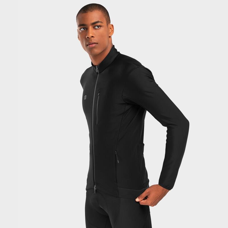 Giacca softshell Ciclismo SIROKO J3 Seymour Nero Uomo