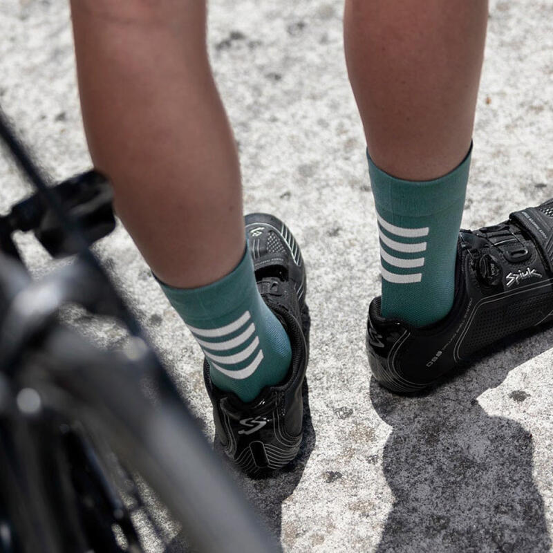 Heren en Dames Wielrennen Fietssokken S1 Blue Sarenne SIROKO Oceaanblauw