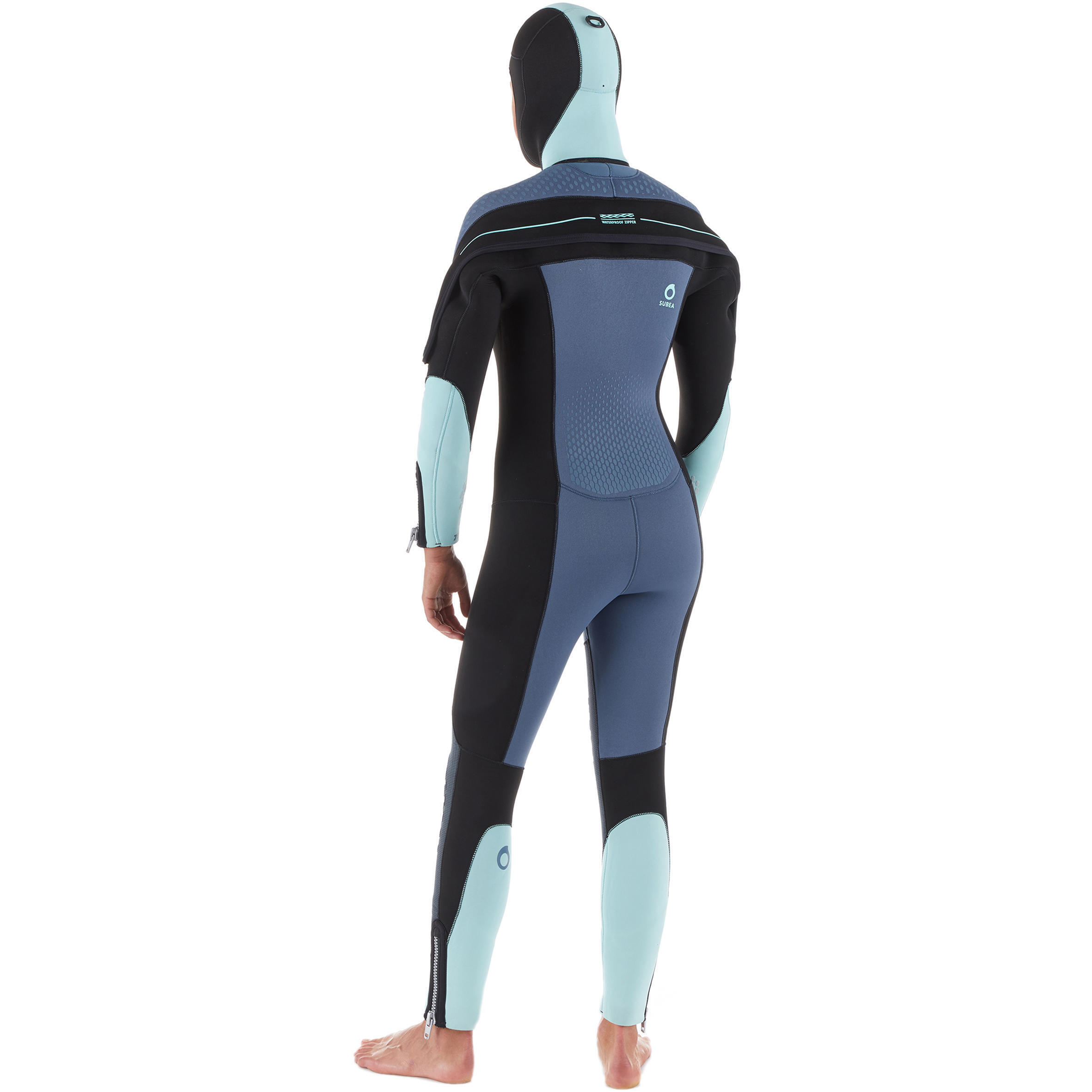 Refurbished Womens diving semi-dry wetsuit 7 mm neoprene - C Grade 5/7