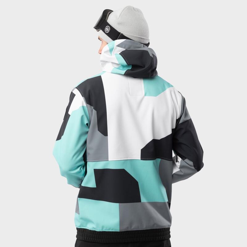 Chaqueta para snowboard/esquí hombre esquí y nieve W1 Ushuaia SIROKO Turquesa