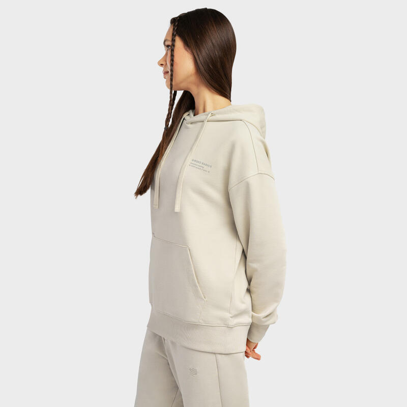 Dames Lifestyle hoodie voor Moon-W SIROKO Beige