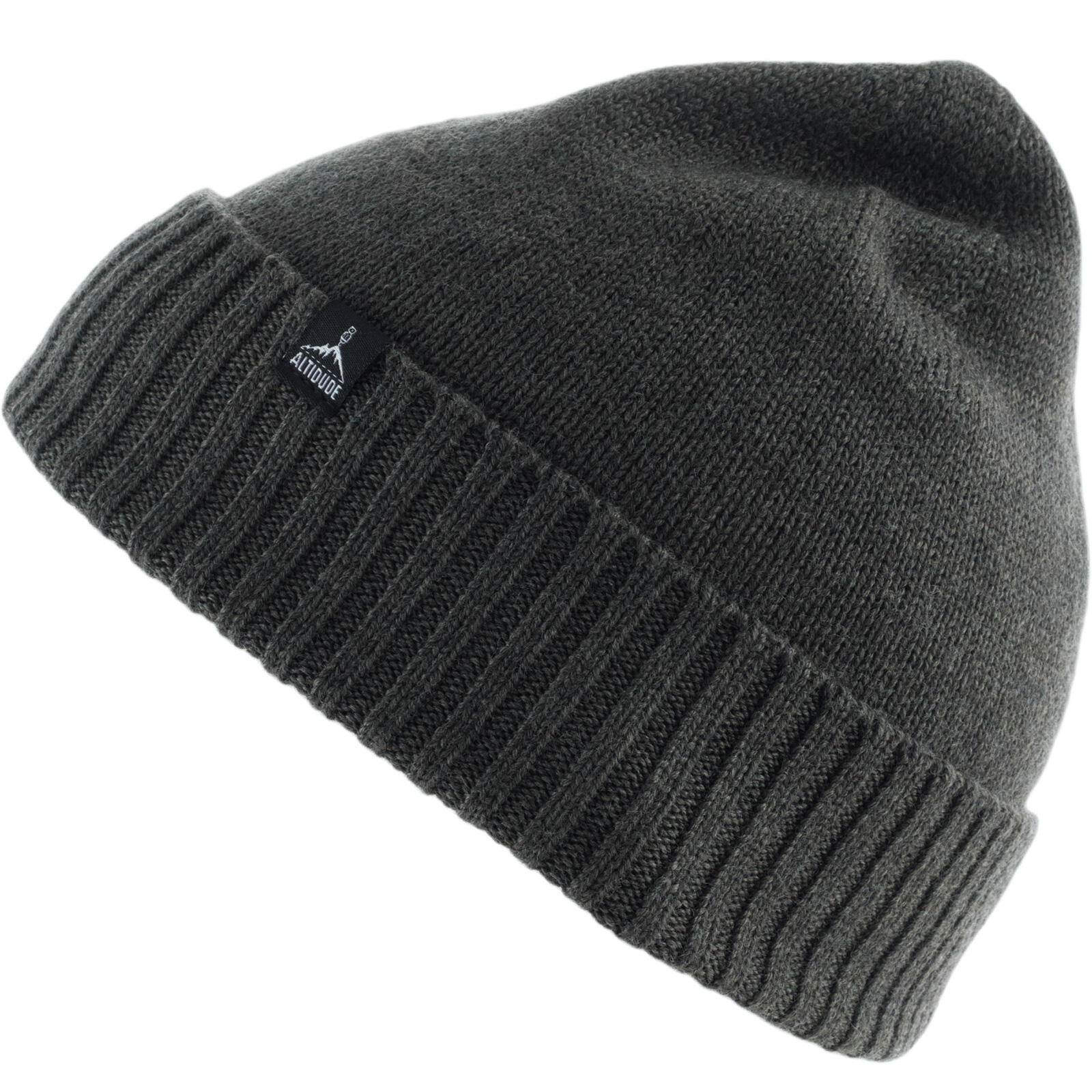 ALTIDUDE Wintermütze Plain Fein Strickmütze Unisex Beanie Mütze 100% Merino Wolle