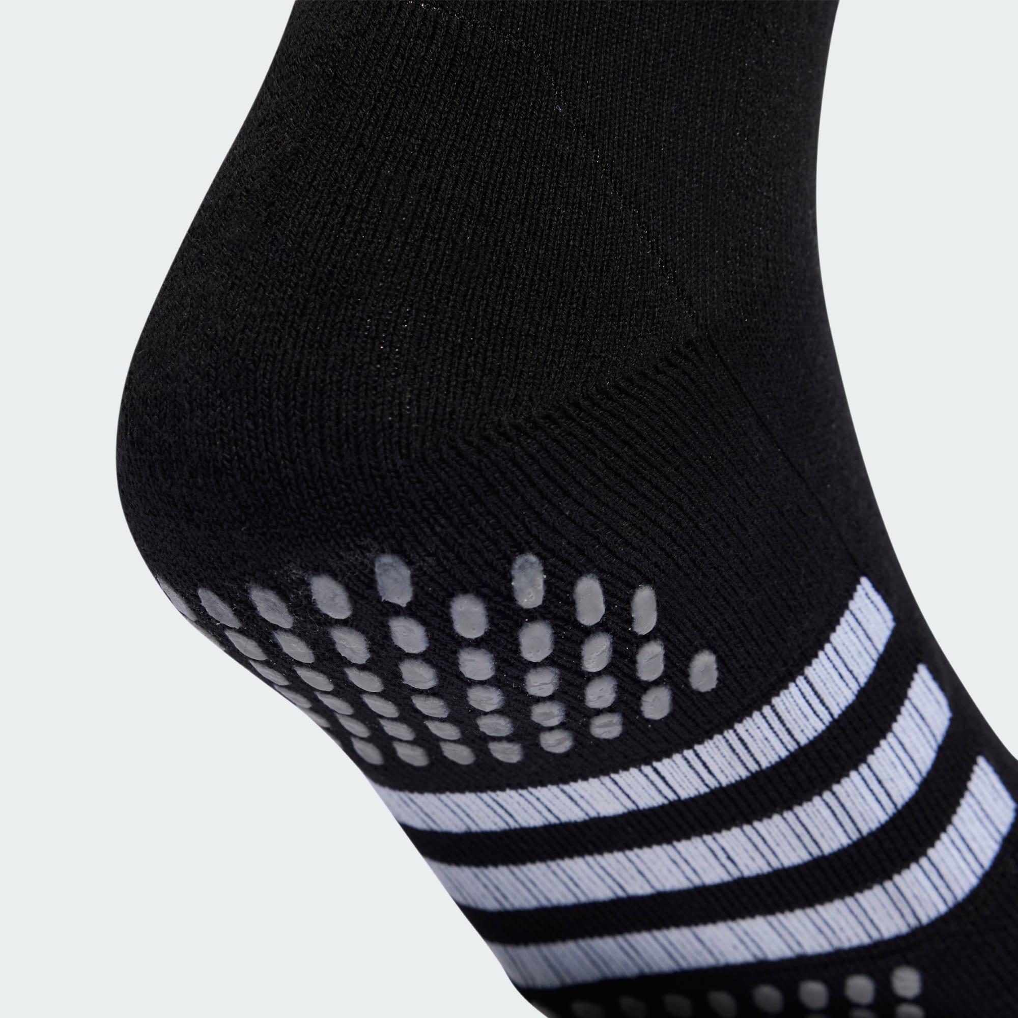 Performance Cushioned Crew Grip Socks 3-Pairs Pack 3/4