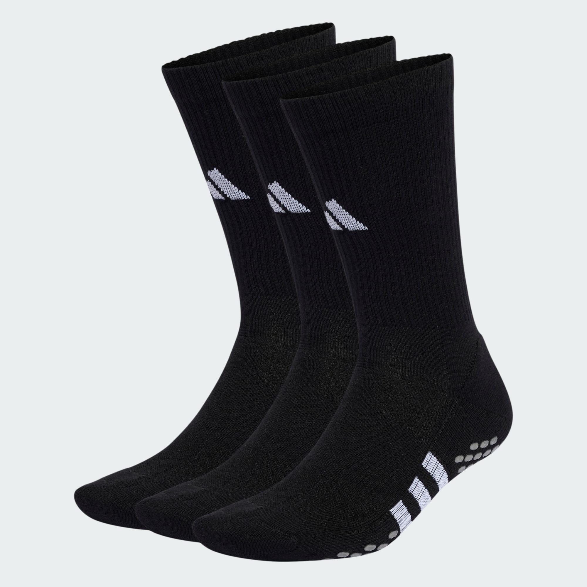 Performance Cushioned Crew Grip Socks 3-Pairs Pack 4/4