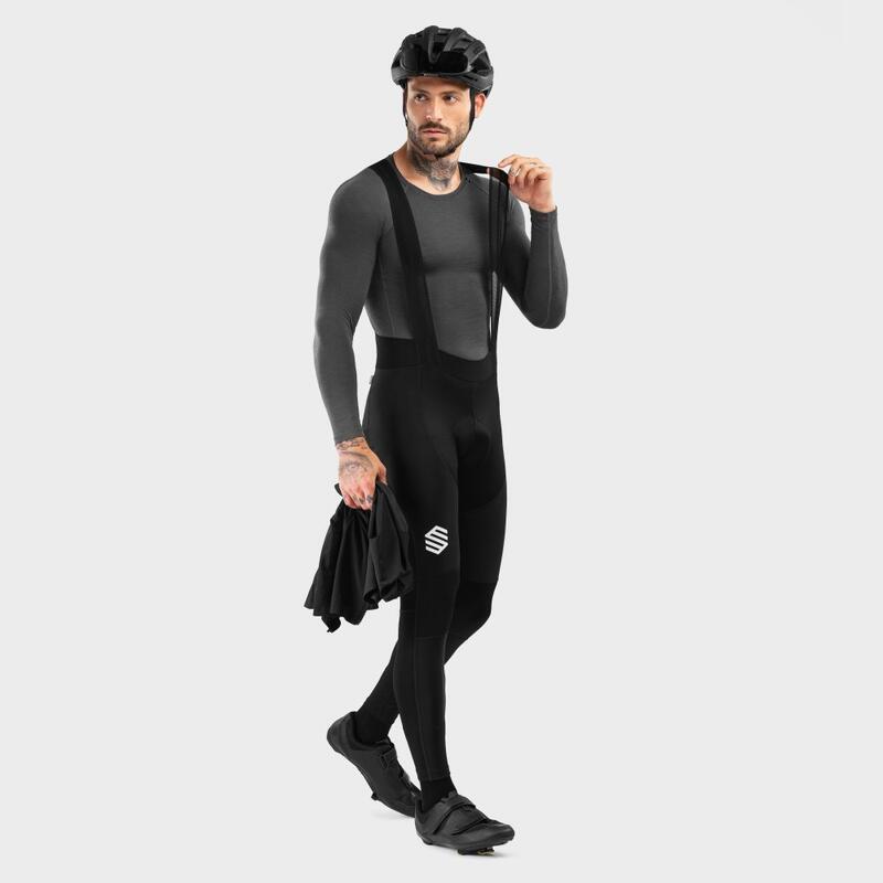 Herren Radsport fahrradbaselayer aus merinowolle für SRX Compact SIROKO Grau