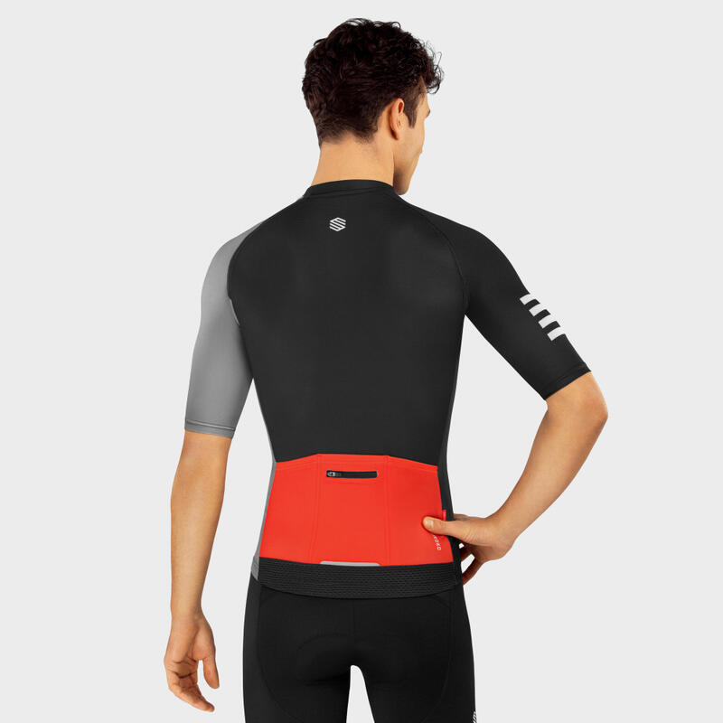 Maillot manga corta ciclismo SIROKO M2 Gatterl Negro Hombre