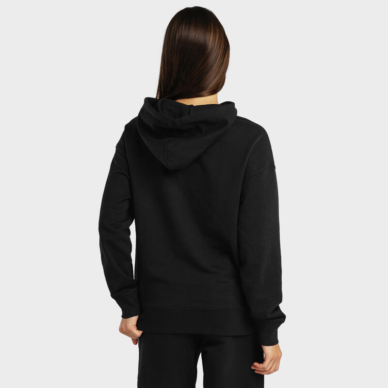 Dames Lifestyle hoodie voor Panther-W SIROKO Zwart