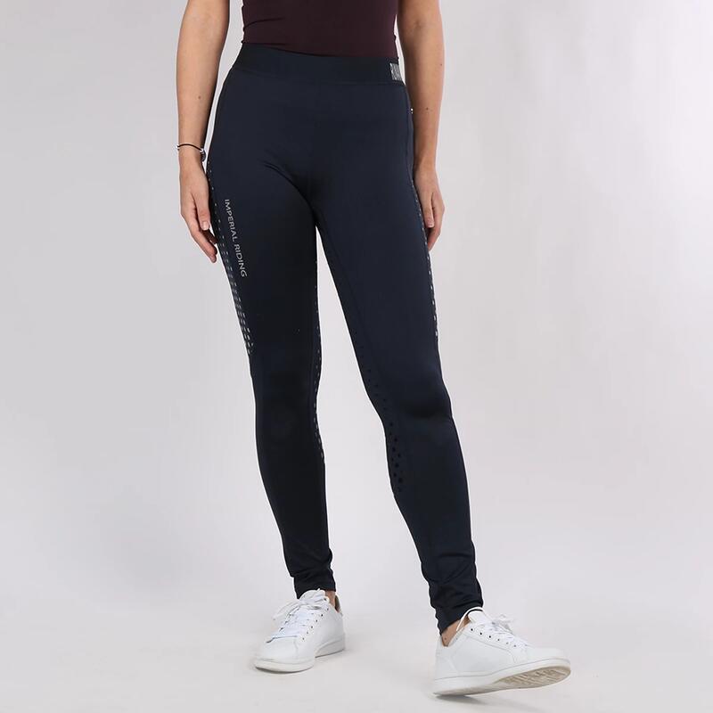 Legging d'Équitation Runaway Enfants Full Grip Imperial Riding Bleu foncé