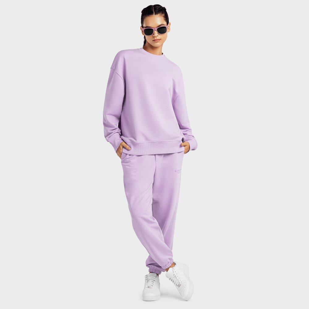 Lifestyle Tulip-W Lavender women's round-neck sweatshirt