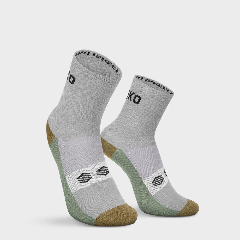 Calcetines de ciclismo para verano Hombre y Mujer S2 Calpe SIROKO Gris